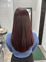 レガーレ(Legare) 【広島韓国ヘア】韓国レイヤーカット×暖色パープルレッド