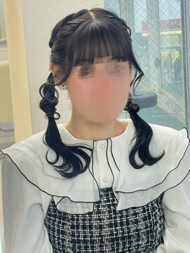 アイトーキョーエス 渋谷(AI TOKYO S) ツインテール/編みおろし/編み込み/ツインお団子/