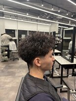 メンズサロンドットリアン(dot. lien) テーパーフェードスパイキーショートツイストパーマ