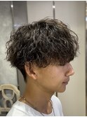 桑名メンズパーマツイストスパイラルパーマ波巻きパーマツイスパ