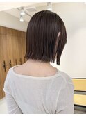 酸性ストレート/縮毛矯正/ぱつっとボブ/切りっぱなし/横浜