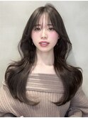 韓国大宮/レイヤーカット/グレージュ/透明感カラー/seri