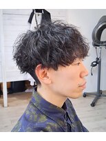 ヘアーサロン カヴィエ(hair salon covie)&nbsp;ツイストスパイラル　波巻きパーマ　縦落ちパーマ　スパイラル