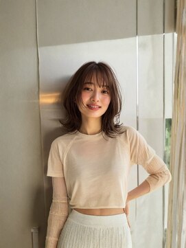 クルム いわき(guleum) ワンホンレイヤー/ミルクティーブロンド/ダークブルー/いわき