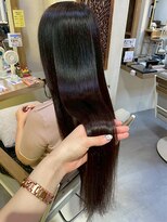ヘアリゾート粋 ウナム 新宿東口店(enam) 髪質改善トリートメント/ダークブラウン/ロング