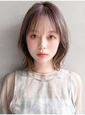うる艶髪シースルーバングくびれヘアナチュラルカール夏艶感