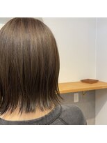 ルノア(lunoa) カラー+ヘッドスパ+トリートメント+カット+ナノバブル