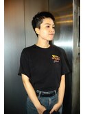 坊主のようなベリーショート