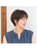 ミセス美フォルムショートボブ　20代 30代 40代 50代 60代　ボブ