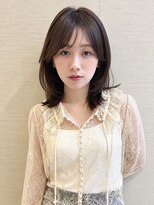 オリーブスバイネオリーブ(Olive's by neolive)&nbsp;レイヤー/くびれヘア/ヘーゼルベージュ/ハイライトカラー/新宿