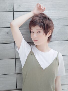 ヘアアンドメイク エジェリ(hair&make egerie) ストリートベリーショート グラデーション 恵比寿