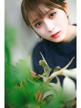 マロウ(mallow) 《花屋併設》アッシュブラウン×ショート@20代30代40代