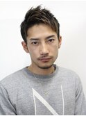 大人メンズにおすすめ/アップバングショート/【人形町/浜町】