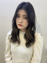 シエルバイアフロート(ciel by afloat)&nbsp;〈藤間〉大人韓国風センターバング/インナーホワイトベージュ