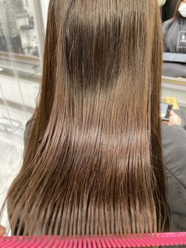 エスカーラ 表参道(THE ESCALA) @aidaman321/酸性ストレート/リタッチ/デザインカラー/