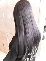 アース コアフュールボーテ 川中島店(EARTH coiffure beaute) アッシュブラウンダブルカラーロングヘア