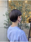 すっきり収まる個性派ショート【目黒】