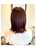 大人かわいい♪切りっぱなしボブ