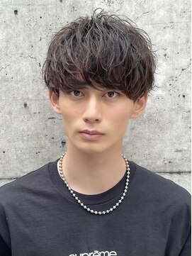 アーリー(Ali'i) ソフトツイストパーマ刈り上げマッシュショートレイヤーツーブロ