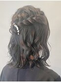 ヘアセット◎ハーフアップアレンジ