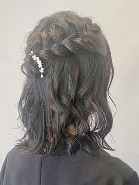 六本木美容室 西麻布店 ヘアセット◎ハーフアップアレンジ