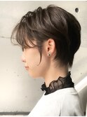 黒髪/グレーベージュ/レイヤーロング/前髪パーマ[西船橋/津田沼]
