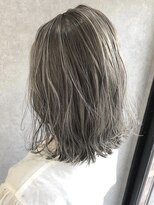 アフェクト 上大岡(affect)&nbsp;黒髪/グレーベージュ/レイヤーロング/前髪パーマ/上大岡