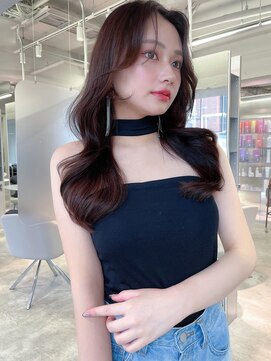 ジーナ 名駅(XENA.) 《ha36》顔周りレイヤーくびれミディグレージュカラー