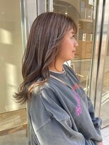 ピピバイヨーク(pipi, by yoke.) レイヤーカット/くすみグレージュ