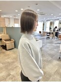 ボブ/切りっぱなしボブ/酸性縮毛矯正/髪質改善