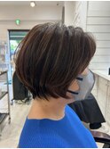fleur岩政/ショートボブ/30代40代/薬院