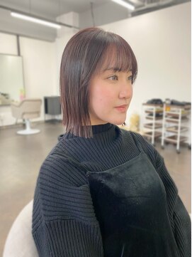 ルアン 上通り(ruen) ヘイリーボブ　ボブ　熊本ボブ　熊本美容室　ruen 右田莉奈