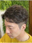 フェザーショートパーマ
