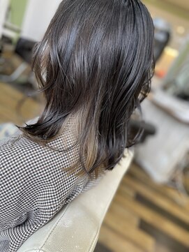 ボヌー(Bonheur) グレージュインナーカラー