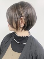 モリオフロムロンドン 原宿本店(morio from London) 【morio原宿】大人　ショート　ハイライトカラー　白髪ぼかし