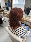 2025トレンドカラー血色感抜群カッパーオレンジ