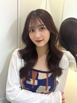 ロンドメリア 天神大名店(Lond Melia) 小顔に見せるヘア/ワンレン/ボブウルフ/ネビージュ/黒髪カタログ