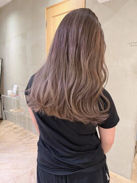 ローレン(LOREN) 透明感髪質改善ベージュダブルカラーミルクティーグレージュ