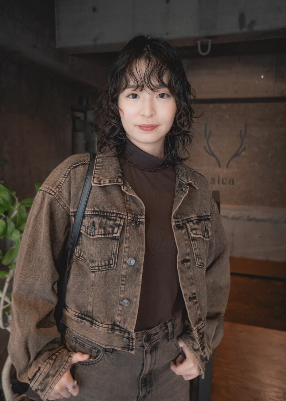 黒髪マッシュショートボブ：L178526775｜シカ(sica)のヘアスタイル