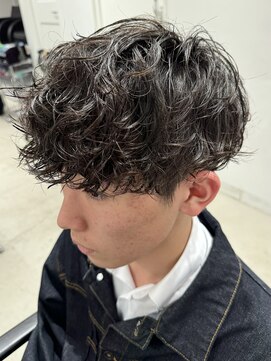 フィフス 栄(fifth) 名古屋栄シャドウパーマルーズパーマ大きめカール韓国ヘアメンズ