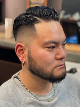 ラルフカール×プードルパーマのバーバー攻めカールスタイル