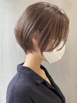 エリマ 横浜西口(elima)&nbsp;横浜西口大人ショートボブ丸みショートイルミナカラーベージュ