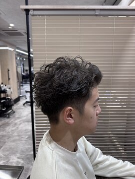 ルプル バイ フェイス 磯子(L'pul by face) メンズビジネスショート×オールバック風