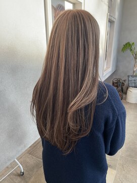 ディプティック ヘアー チェンジ ミュージアム(diptych Hair Change Museum) ミルクティーベージュ　アンブレラカラー