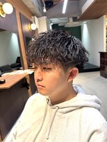 アトラクト バイ ラック 津田沼(Attract by LUCK)&nbsp;ツイストスパイラルパーマ/津田沼/メンズパーマ/メンズ/ブリーチ