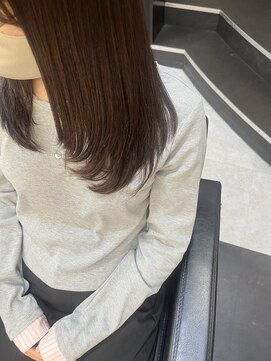 レム 仙台店(L.E.M) モテピンクブラウン×レイヤーカット