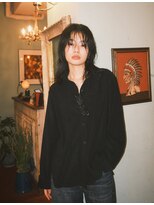 ランプ 代官山(the lamp)&nbsp;ブリーチなしダブルカラーチョコレートブラウンレイヤーカット