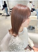 ミディアムロングレイヤーミディアムレイヤー顔周りレイヤー