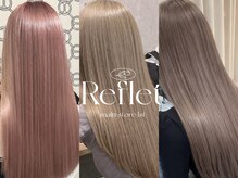 ルフレ 新宿本店1st(Reflet)の雰囲気(ブリーチなしダブルカラーで叶う透明感くすみカラー/髪質改善)