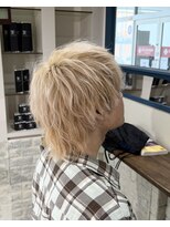 ラック 海老名店(LUCK)&nbsp;ブロンドマッシュウルフ